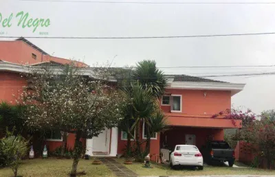 Casa com 5 dormitórios à venda, 600 m² - parque das artes, granja viana.