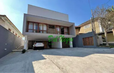 Casa com 4 dormitórios à venda, 496 m² - são paulo ii, granja viana.