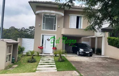 Casa com 3 dormitórios à venda, 180 m² - village los angeles, granja viana.