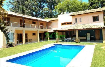 Casa com 5 suítes à venda, 540 m² - parque frondoso, granja viana.