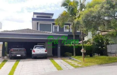 Casa com 4 dormitórios à venda, 503 m² - reserva do moinho, granja viana.