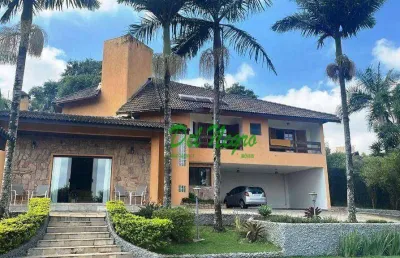 Casa com 4 dormitórios à venda, 400 m² - recanto verde, granja viana.