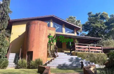 Casa com 4 suítes à venda, 500 m² - fazendinha, granja viana.