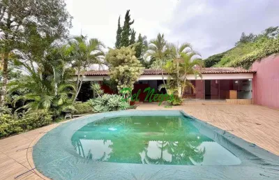 Casa com 4 dormitórios à venda, 409 m² - chácara são joão, granja viana.