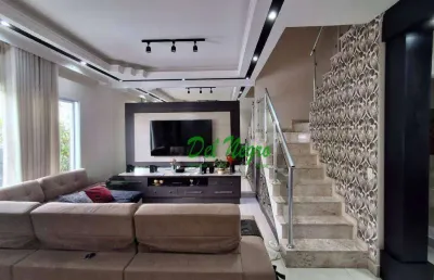Casa com 3 dormitórios à venda, 117 m² - green ville, granja viana.