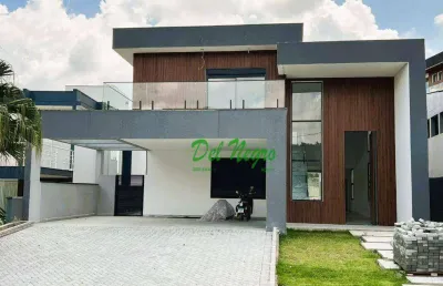 Casa com 5 suítes à venda, 462 m² - golf village, granja viana.