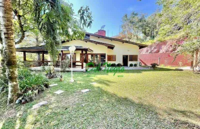 Casa com 5 dormitórios à venda, 446 m² - águas da fazendinha, granja viana.