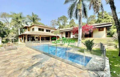 Casa com 4 suítes à venda, 540 m² - fazendinha, granja viana.