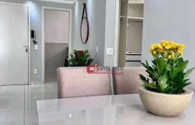 Apartamento com 3 dormitórios para alugar, 110 m² por r$ 3.550,00/mês - jardim roseira de cima - jaguariúna/sp