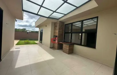 Casa com 3 dormitórios para alugar, 230 m² por r$ 13.115/mês - residencial campo camanducaia - jaguariúna/sp