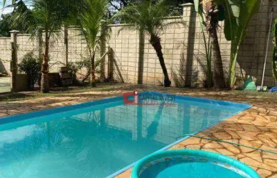 Chácara com 2 dormitórios para alugar, 1250 m² por r$ 5.116,00/mês - vale verde - santo antônio de posse/sp