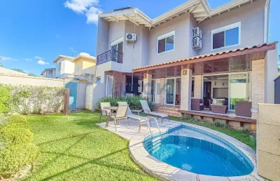 Casa mobiliada para locação condomínio camburi - valinhos / sp