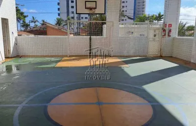 Apartamento com 2 dormitórios, prédio frente mar, bal. flórida