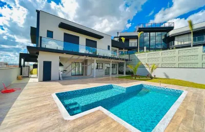 Condomínio residencial shamballa iii - sobrado em condomínio fechado atibaia/sp