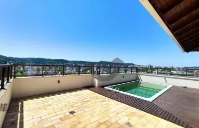 Cobertura com linda vista da cidade - santa cruz do sul/rs