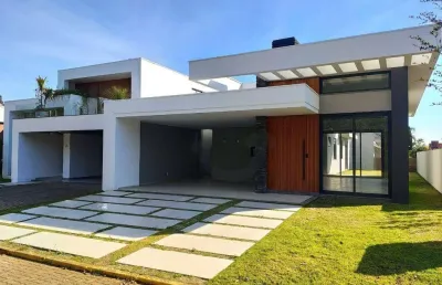 Casa plana, com 3 dormitórios e, condomínio fechado - santa cruz do sul/rs