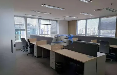 Conjunto para alugar, 192 m² por r$ 27.597,19/mês - brooklin - são paulo/sp