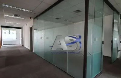 Andar corporativo para alugar, 503 m² por r$ 42.523,00/mês - chácara santo antônio - santo amaro/sp