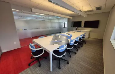 Andar corporativo para alugar, 482 m² por r$ 95.000,00/mês - itaim bibi - são paulo/sp