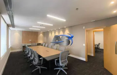 Andar corporativo para alugar, 218 m² por r$ 92.704,56/mês - itaim bibi - são paulo/sp