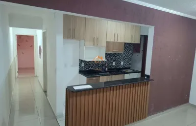 Apartamento à venda em jundiaí-sp no loteamento parque industrial: 2 quartos, 2 salas, 1 banheiro e garagem!