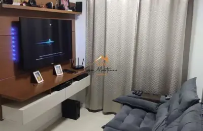 Apartamento à venda em jundiaí-sp, no jardim santa gertrudes: 2 quartos, 1 sala, 1 banheiro, 1 vaga de garagem, 52,85 m² de área.