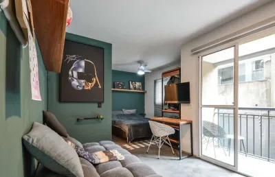 Elegante studio para venda em sé com 1 quarto, sendo 1 suíte, 27.71m²