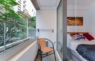 Atraente apartamento tipo para venda em vila nova conceição com 1 quarto, 28m²