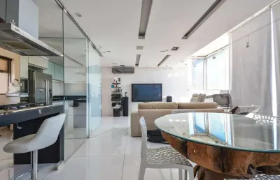 Atraente cobertura para venda em moema com 1 quarto, sendo 1 suíte, 73m²