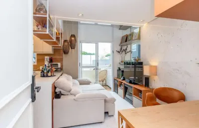 Sensacional apartamento tipo para venda em itaim bibi com 1 quarto, sendo 1 suíte, 47.3m²
