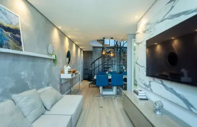 Espetacular cobertura para venda em jardim parque morumbi com 3 quartos, sendo 1 suíte, 116m²