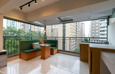 Deslumbrante studio para venda em indianópolis com 1 quarto, sendo 1 suíte, 32m²