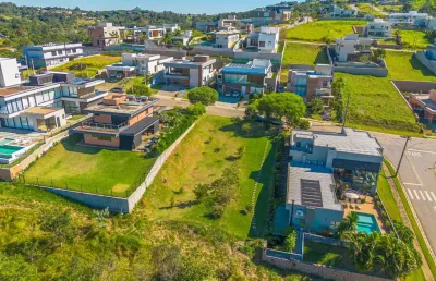 Aconchegante terreno residencial para venda em condomínio campo de toscana, 800m²