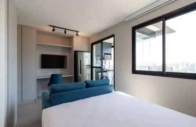 Deslumbrante studio para venda em campo belo com 1 quarto, 26m²