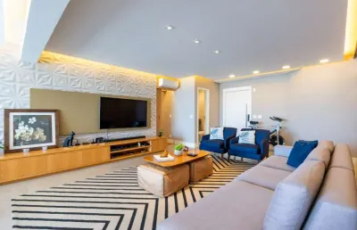 Aconchegante apartamento tipo para venda em vila mascote com 3 quartos, sendo 3 suítes, 165m²