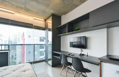 Sensacional studio para venda em jardim paulista com 1 quarto, 21m²
