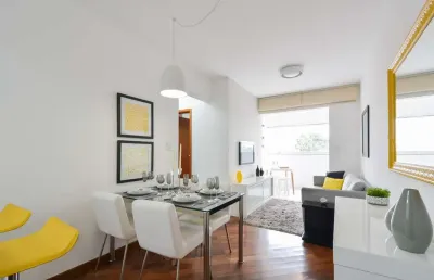 Versátil apartamento tipo para venda em campestre com 2 quartos, sendo 1 suíte, 60m²