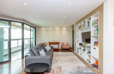 Funcional apartamento tipo para venda em moema com 4 quartos, sendo 3 suítes, 172m²