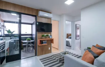 Deslumbrante apartamento tipo para venda em centro com 2 quartos, 38m²