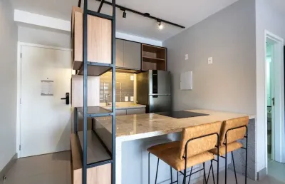 Confortável studio para venda em campo belo com 1 quarto, 40m²
