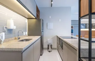 Elegante studio para venda em campo belo com 1 quarto, 40m²