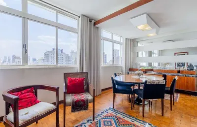 Atraente apartamento tipo para venda em pinheiros com 3 quartos, 144m²
