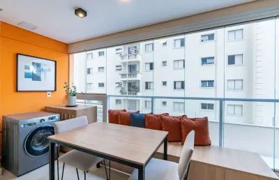Deslumbrante studio para venda em campo belo com 1 quarto, 40m²