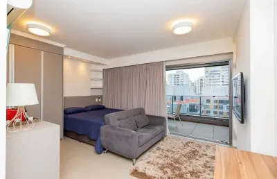 Deslumbrante apartamento tipo para venda em brooklin com 1 quarto, sendo 1 suíte, 41m²