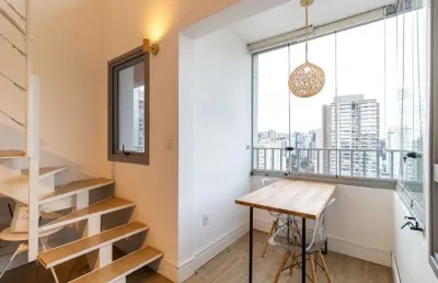 Versátil studio para venda em brooklin com 1 quarto, 30m²