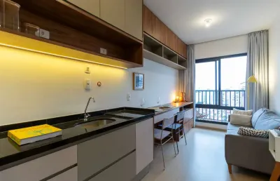 Confortável apartamento tipo para venda em mirandópolis com 1 quarto, 29m²