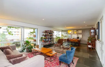 Espetacular apartamento tipo para venda em vila andrade com 4 quartos, sendo 1 suíte, 222m²