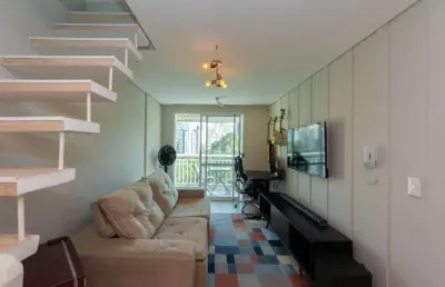 Atraente cobertura para venda em jardim ampliação com 1 quarto, 56m²
