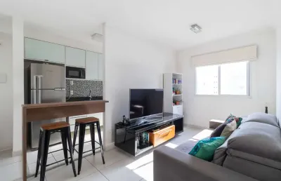 Confortável apartamento tipo para venda em quinta da paineira com 1 quarto, 35m²