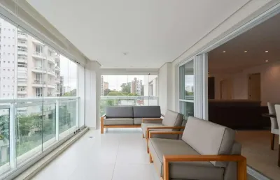 Agradável apartamento tipo para venda em vila nova conceição com 3 quartos, sendo 3 suítes, 157m²